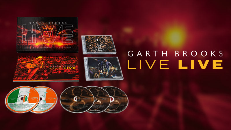GARTH BROOKS LIVE LIVE BOXED SET – Garth Brooks LIVE LIVE Boxed Set